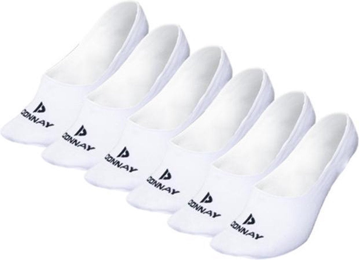 Donnay - Enkelsokjes - Footies - 6 Paar - Wit - 39-42