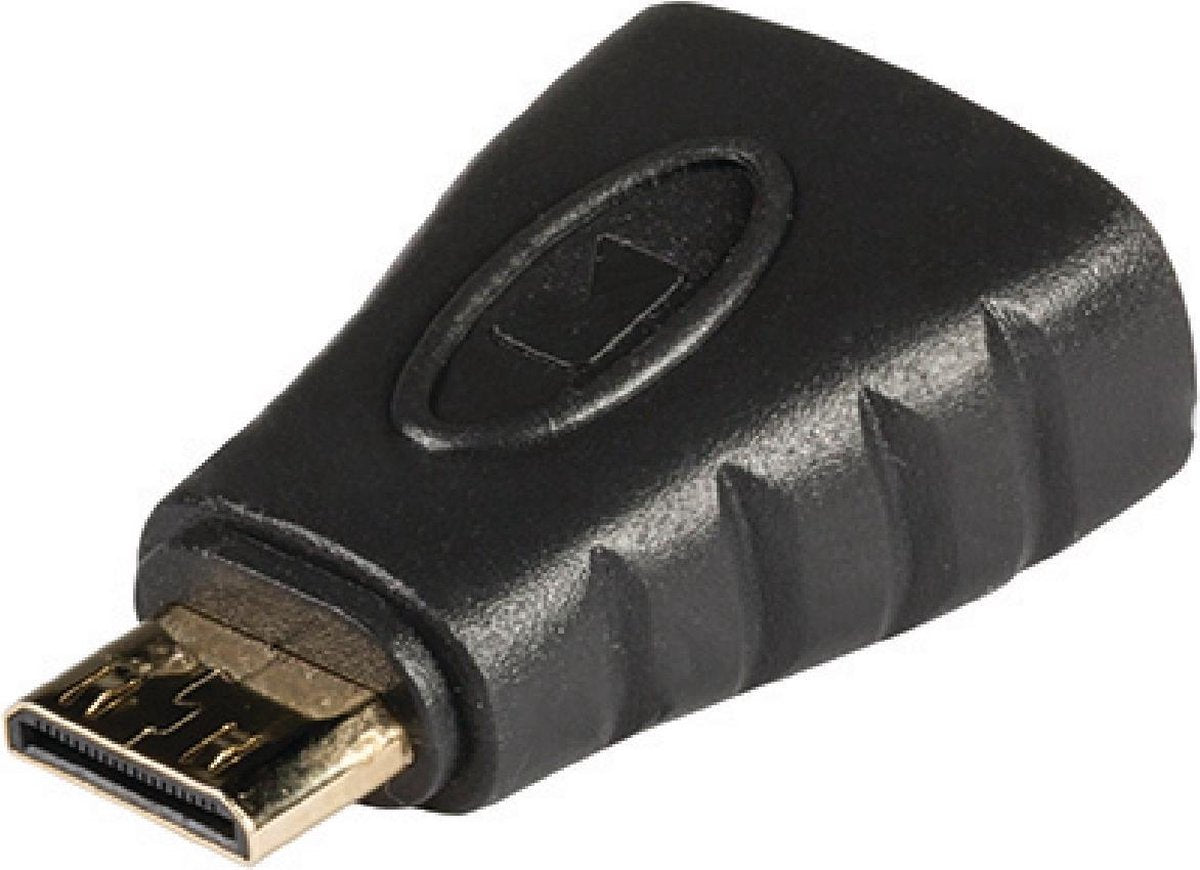 HDMI -adapter HDMI -mini-connector - HDMI -ingang 1 stuk grijs