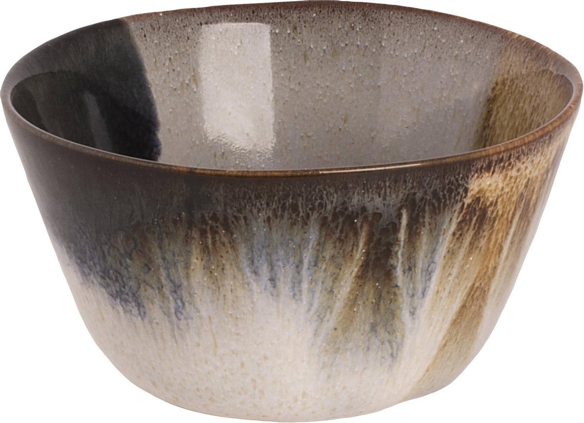 Palmer Aquarel Schaal - 15cm - 80cl - 1 stuk - Blauw/Beige