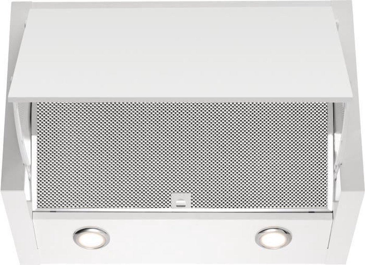 ELECTROLUX LFE116W-Intrekbare kap-Evacuatie / recycling-730 m3 lucht max / h in intensieve-71 dB max-3 snelheid + 1-L 60 cm-Inox
