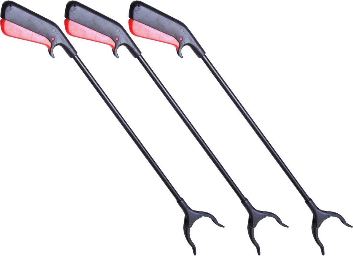 Deal Tools Home And Garden Hoogwaardig Kunststof Afval Grijper Familypack - 3 Stuks