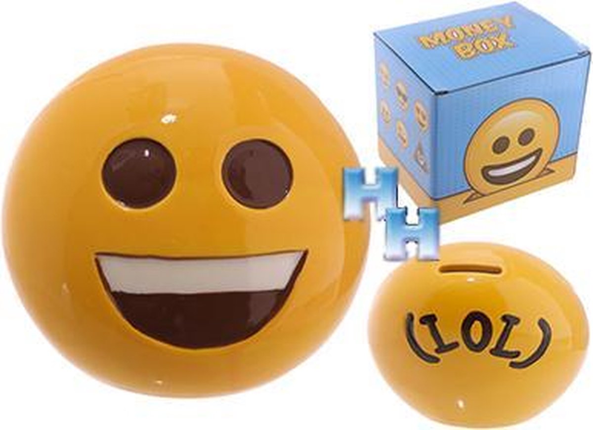Emoji - Emoticon - Smiley - Spaarpot Glimlach