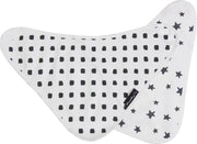 Mum2Mum- Bamboo Bandana Bib-  Black Blocks