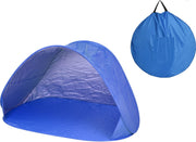 MaxxGarden Pop up strandtent - opvouwbare tent - 145x100x80 cm - BLAUW