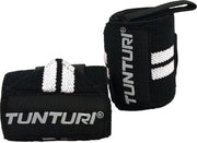 Tunturi Crossfit Wrist Wraps - Pols Wraps - Zwart/Wit - per paar
