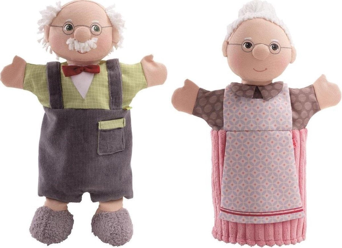 Haba Handpoppen Set Opa En Oma