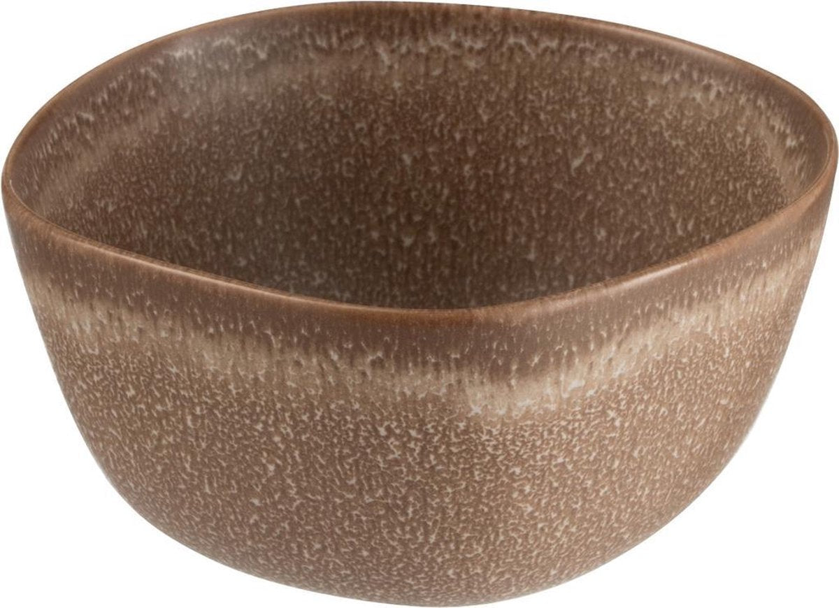 J-Line Kom Louise Keramiek Cognac Small