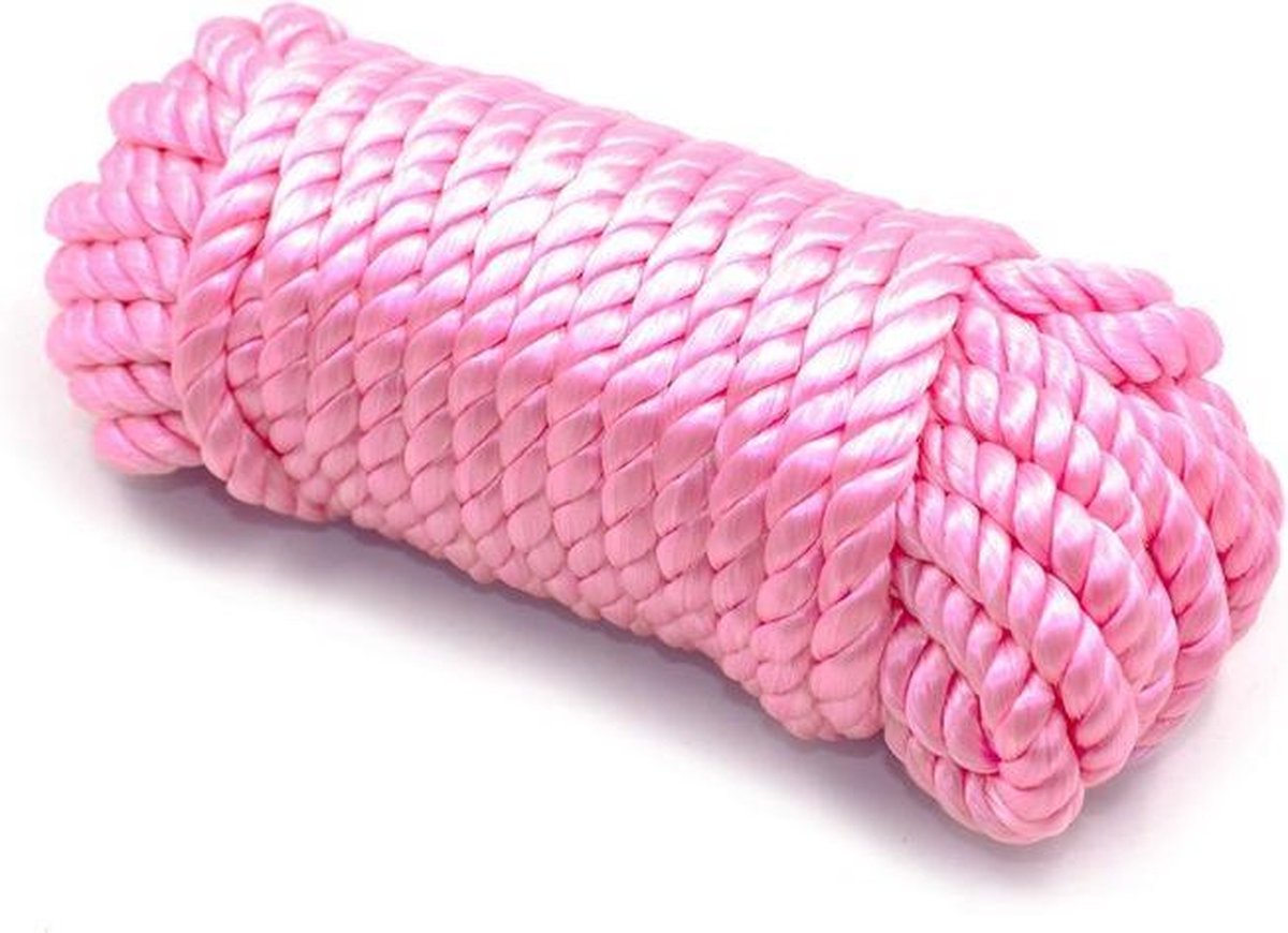 Kiotos Bondagetouw van zijde - 10 m - roze