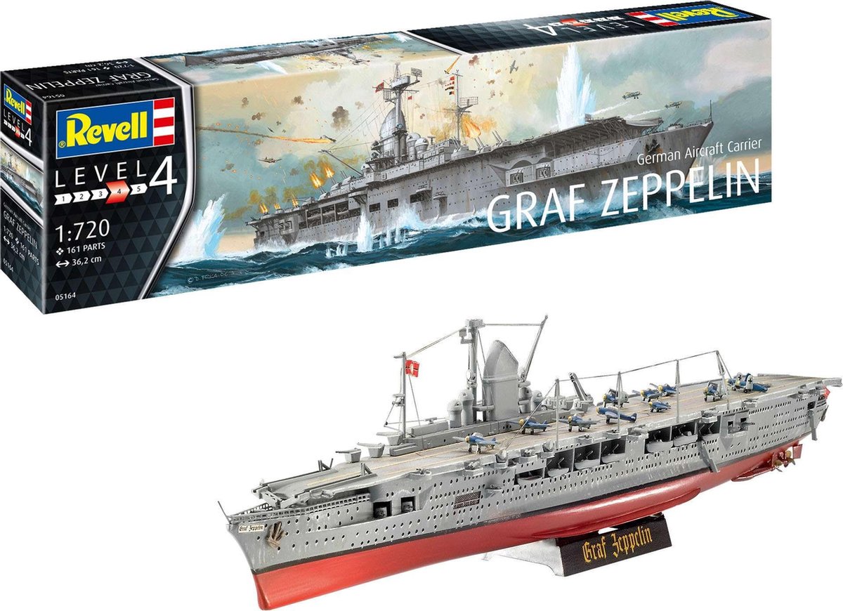 1:720 Revell 05164 German Aircraft Carrier GRAF ZEPPELIN Plastic kit