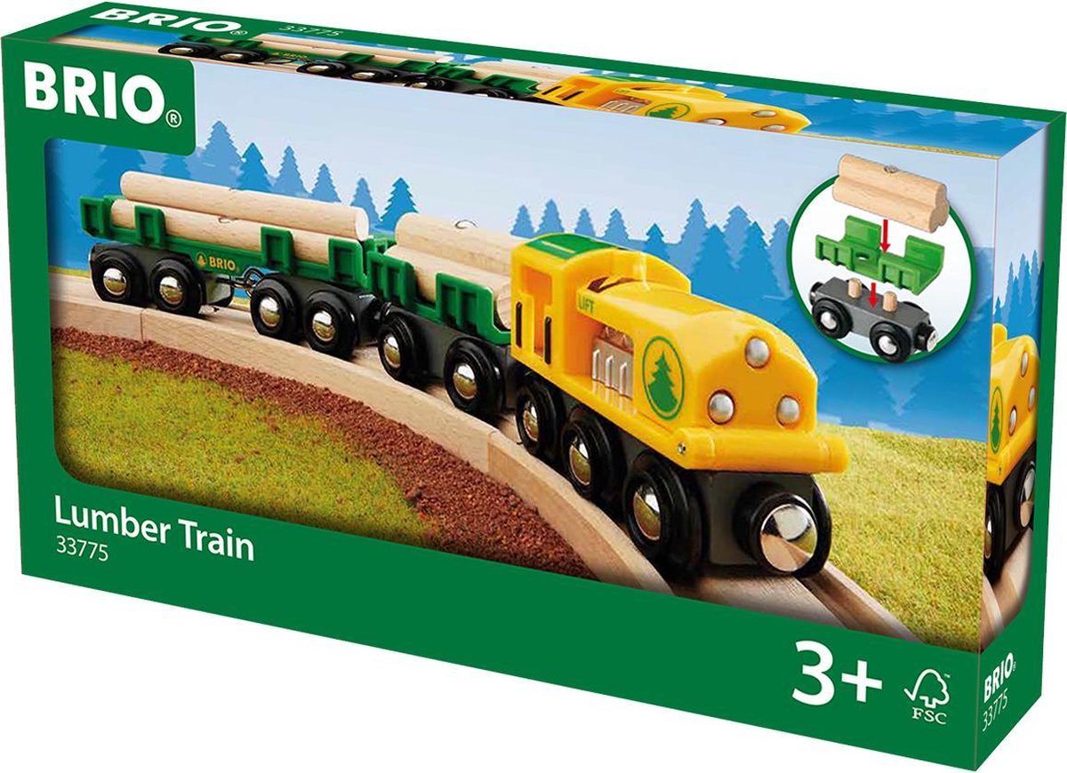 BRIO Hout-transporttrein - 33775
