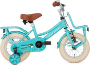 Supersuper Cooper Kinderfiets - 12 inch - Turquoise