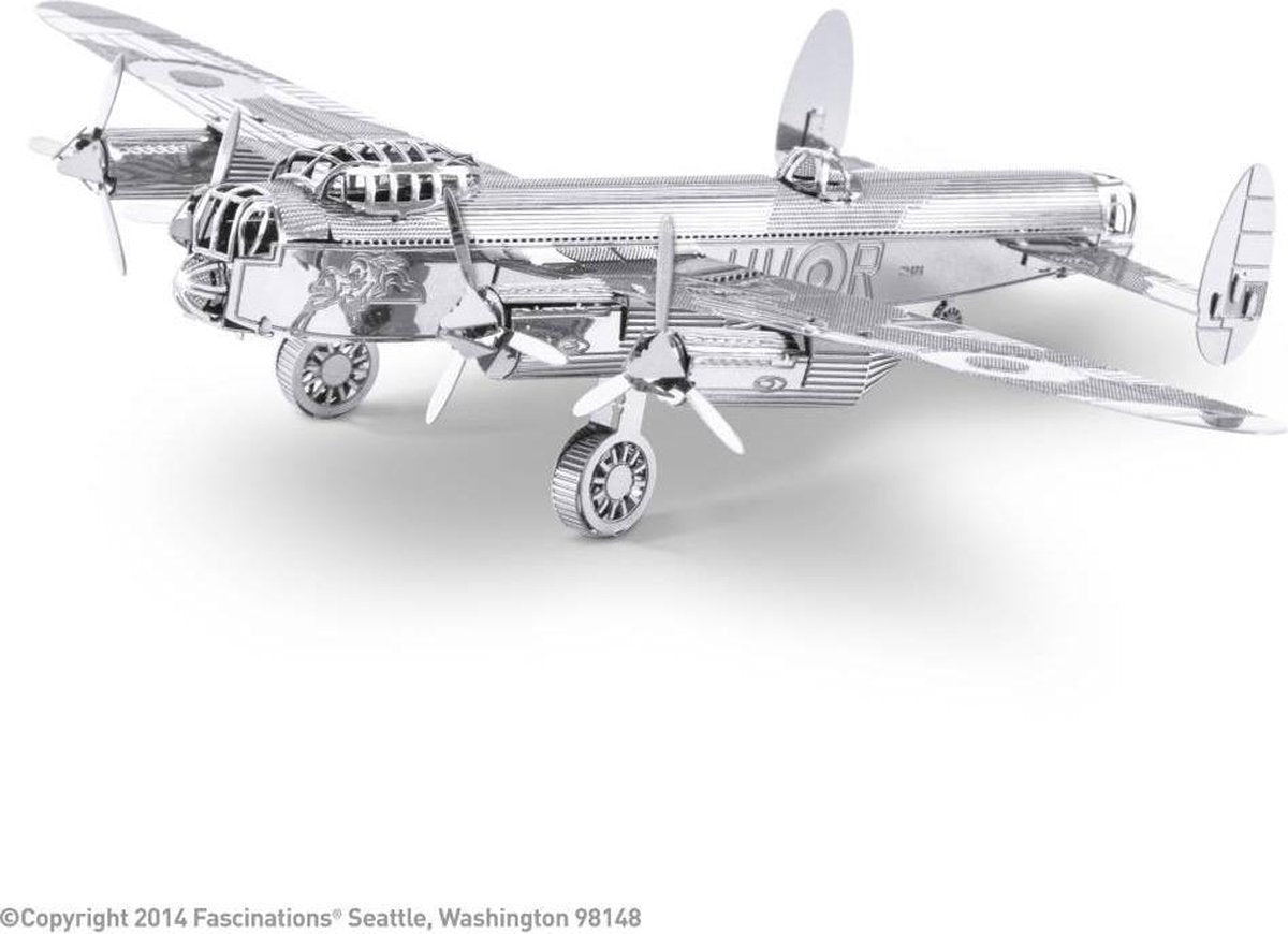 Metal Earth Modelbouw 3D Lancaster bommenvliegtuig - Metaal