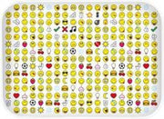 Zak!Designs Smiley 2.0 Dienblad - Melamine - 40 x 30 cm - Wit