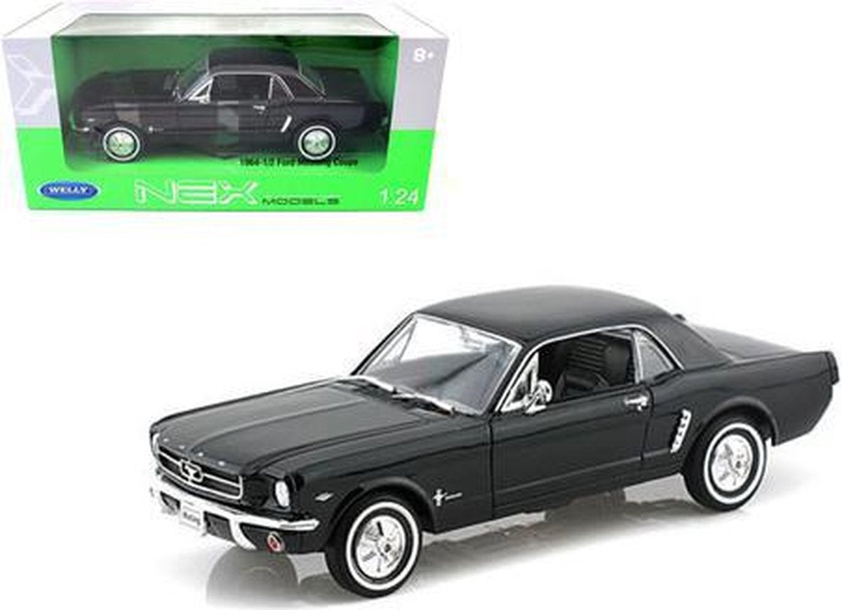 Ford Mustang 1964 ½ Zwart 1:18 Welly