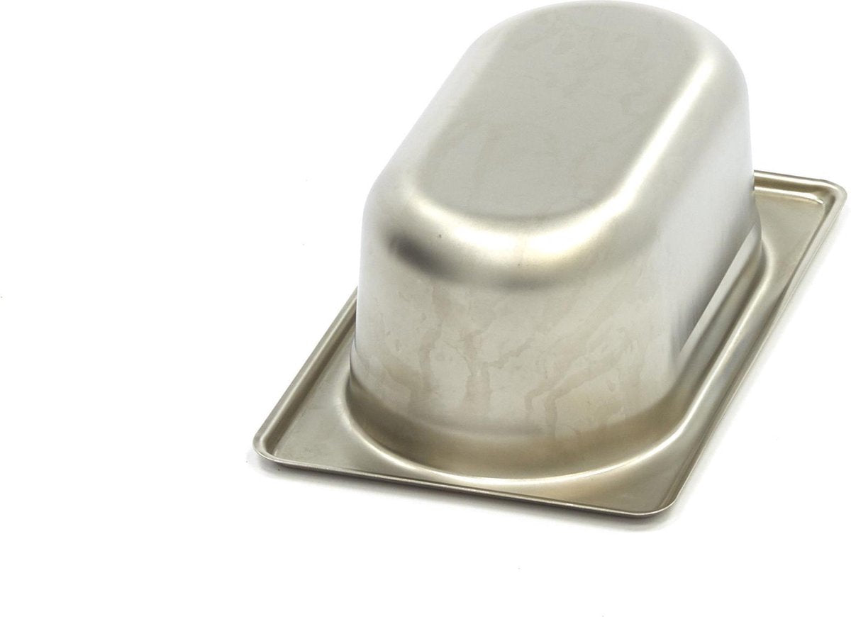 Gastronorm Bak 1/9GN - 65mm - 176x108mm - RVS - Glad - Ovenbestendig - Horeca GN Bak - Maxima