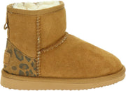 Alpacas meisjes enkelboot - Cognac - Maat 30