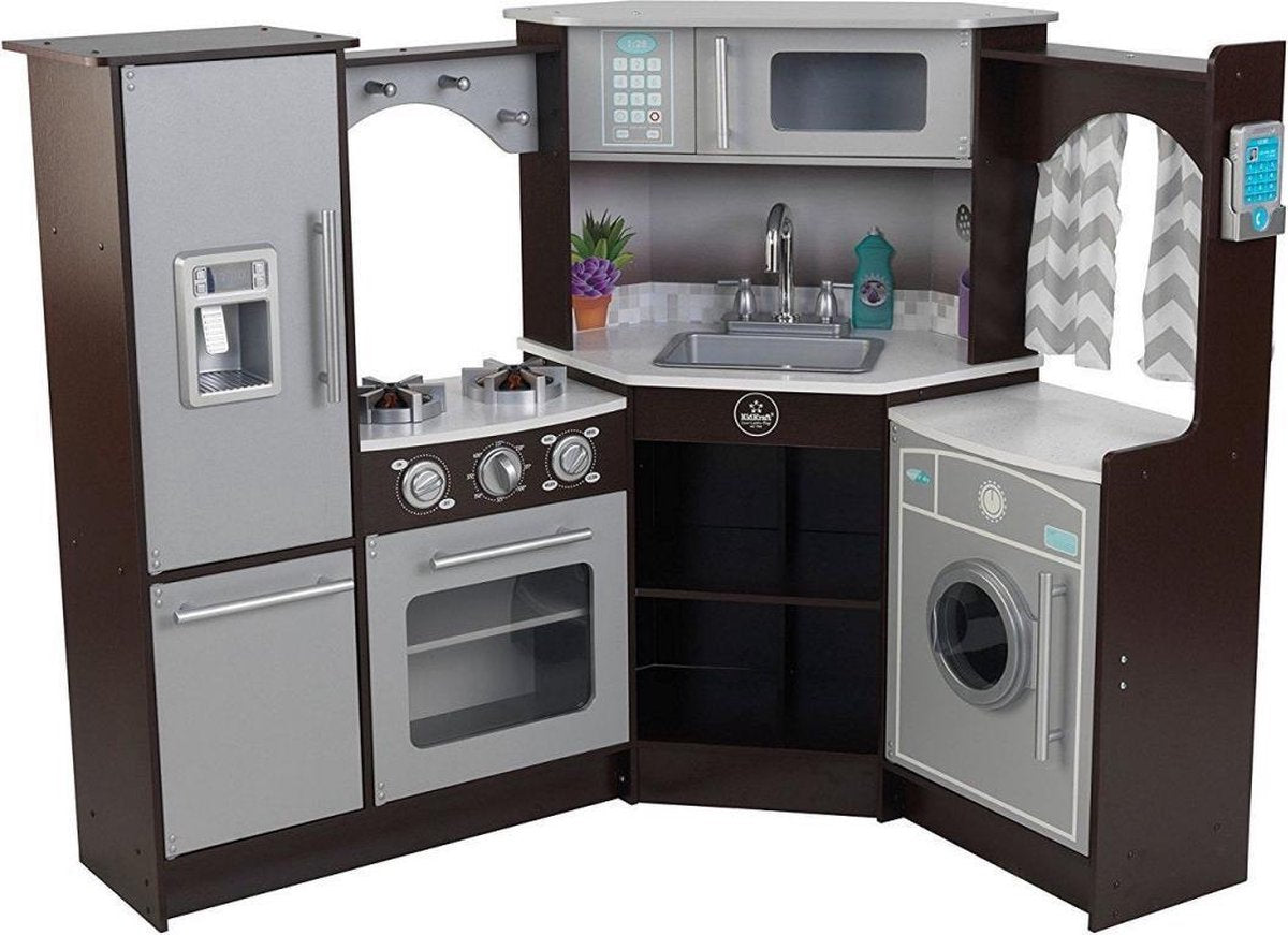 KidKraft Ultieme Houten Speelkeuken - Espressokleur