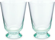 Pip Studio - Jolie Collectie - Set 2 Twisted Glazen - Blauw