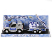 Auto Politie Met Aanhanger