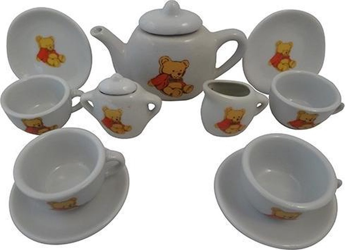 Porselein kinder servies Beer