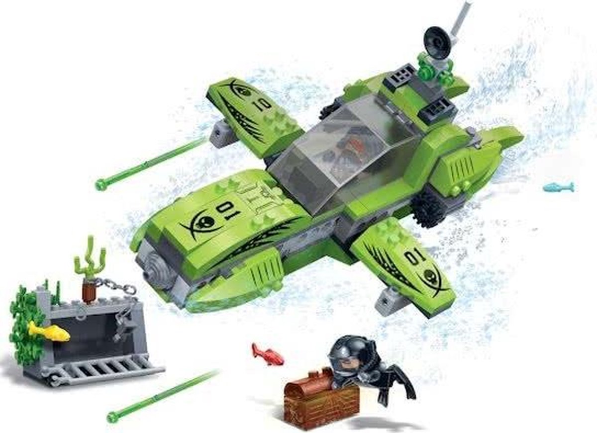 Banbao Groene Schatten Onderzeeër-7412