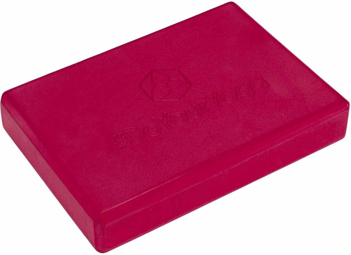 #DoYourYoga - Yogablok - »Damodar« - Platte Yogablock van gehard schuimstof - 300g