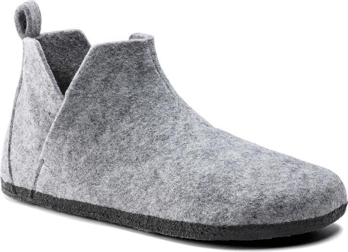 Birkenstock - Andermatt Light Gray narrow Filz Soft Cozy Home - Gray - Vrouwen - Maat 36