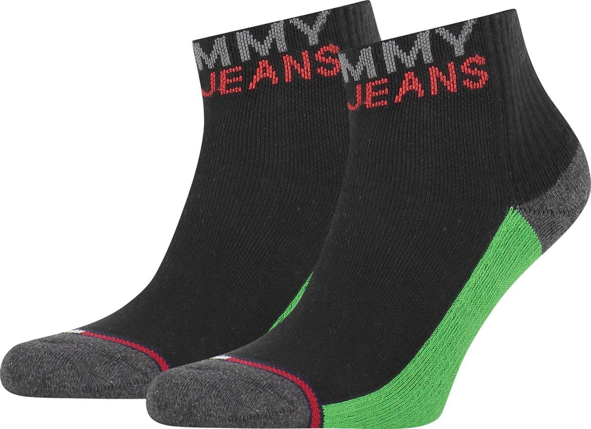 Tommy Jeans Uni QUARTER 2P Unisex Sokken - Maat 35/38