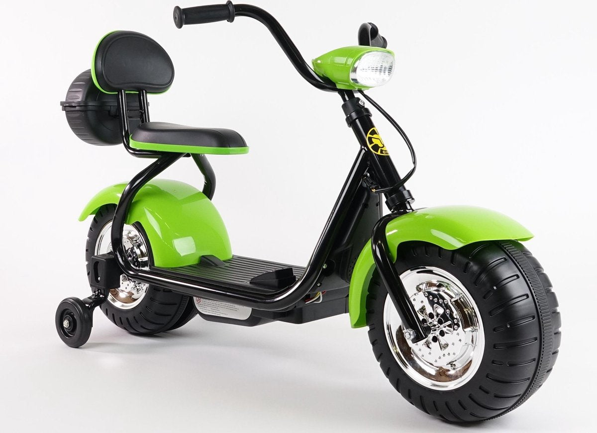 Elektrische kinderstep Groen