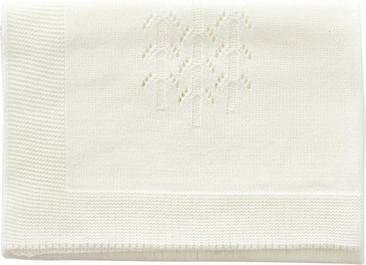 Byastrup Gebreide Poppendeken Beige 60x60 Cm