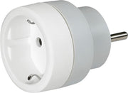 Legrand Aanpasser / Tussenstekker 2P+A Schuko (Type F) naar Franco-Belgisch (Type E) - 4 stuks