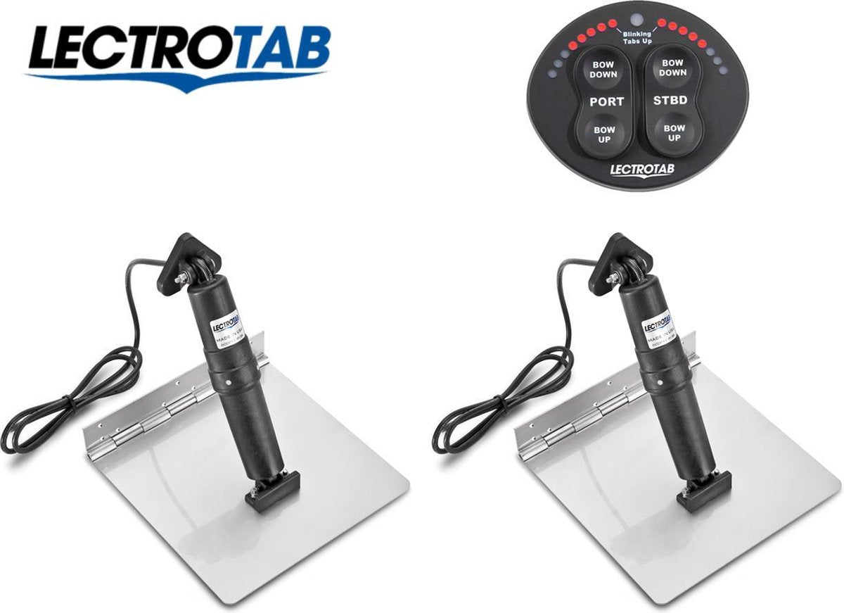 Lectrotab 12 Volt RVS Trimplaten XKASB12X24