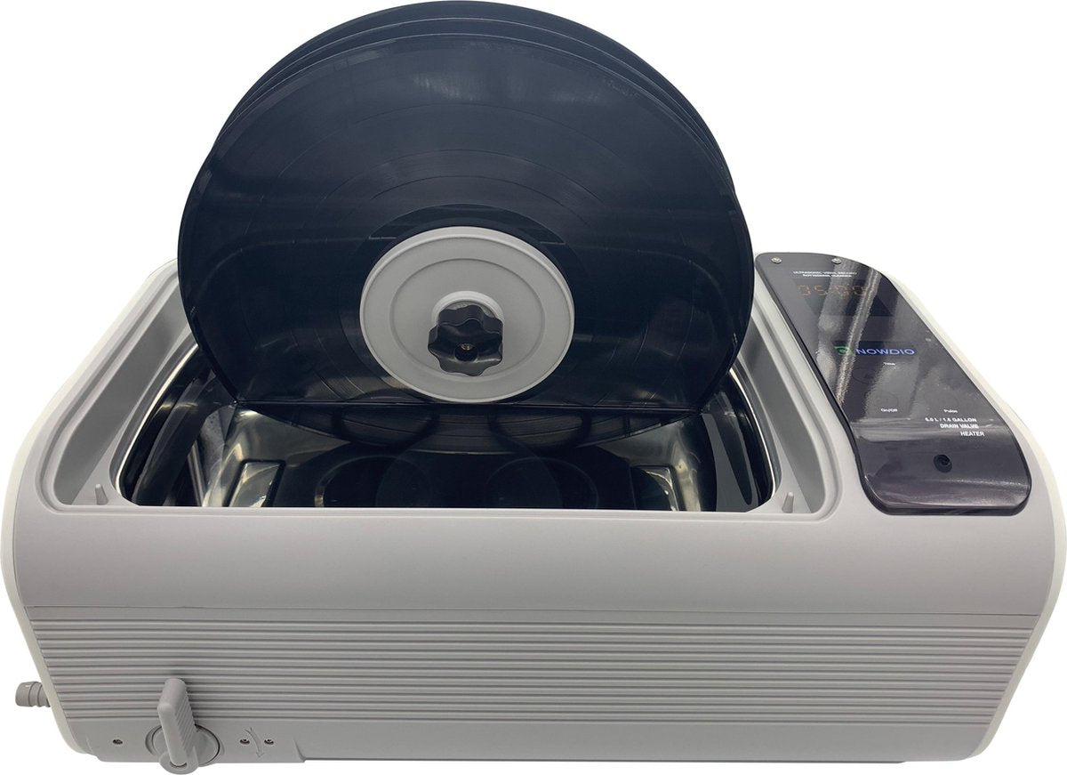 Ultrasone Platenwasser - Nowdio URC-02 Ultrasonic Record Cleaner - LP PlatenReiniger Ultrasoon - Vinyl Schoonmaakset