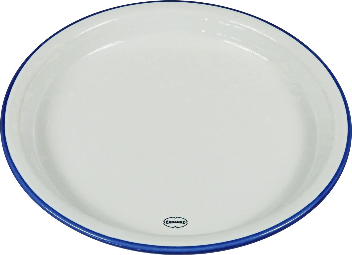 Cabanaz Eetbord Medium 22 Cm Keramiek Wit