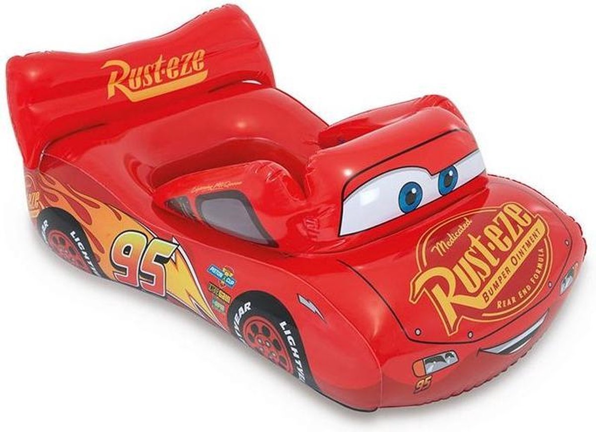 Intex Opblaasbare Cars-auto 109 X 71 Cm Rood