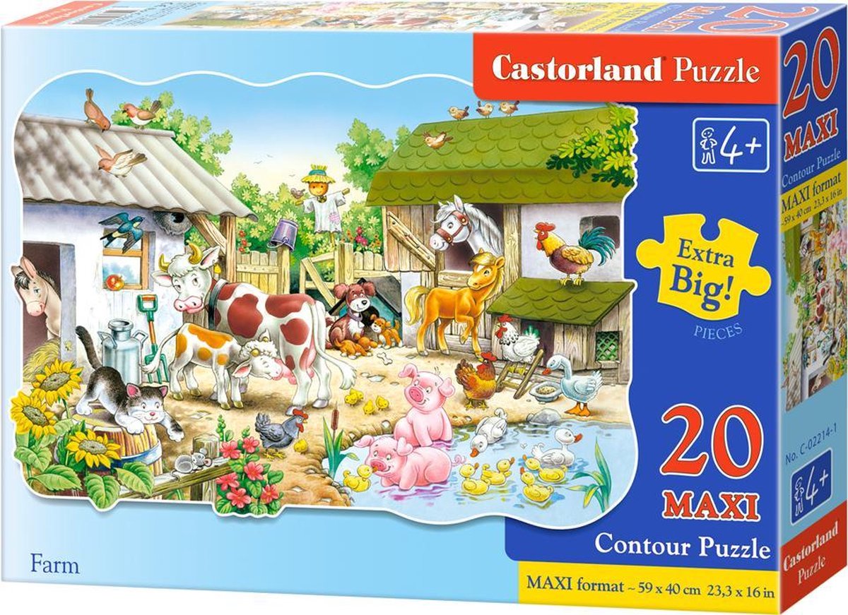 Farm - Legpuzzel - 20 Stukjes
