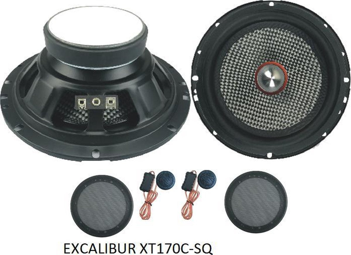 Excalibur XT170C-SQ - Autospeaker Composet 16.5cm - 500Watt