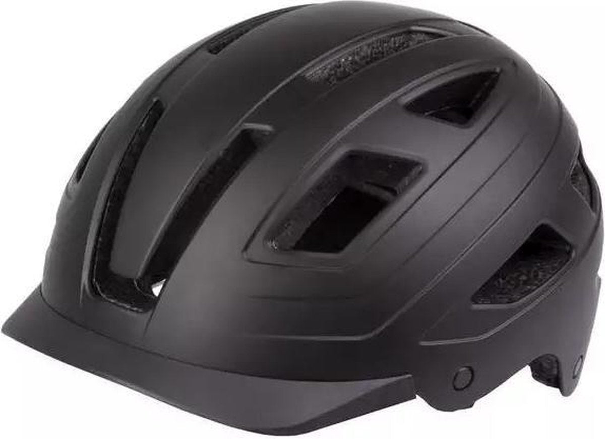 M-wave Fietshelm Urban 400 Gram Abs Matzwart Maat 55-58