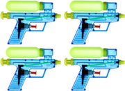 5x Waterpistool/waterpistolen blauw 15 cm
