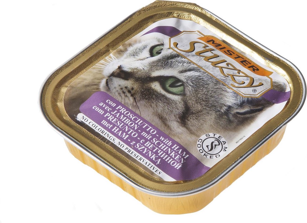 Stuzzy Ham - Kat - Natvoer - 32 x 100 gr