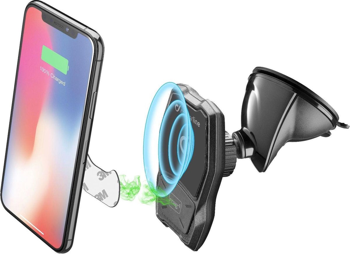 Cellularline MAG4PFWIRK houder Passieve houder Mobiele telefoon/Smartphone Zwart