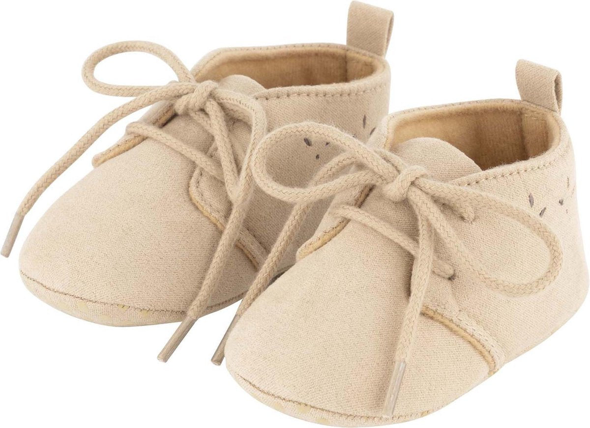 Prénatal baby schoentjes - zachte zool schoenen - maat 16 - beige