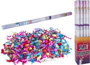 Discountershop party popper - 1x Party confetti shooter 100 cm - party popper confetti kanon