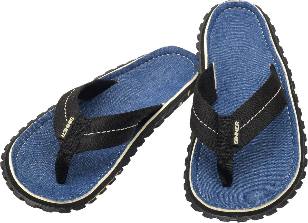 Sinner Slippers Heren.Dames Beach Slaps Iv - Donkerblauw Denim - 43