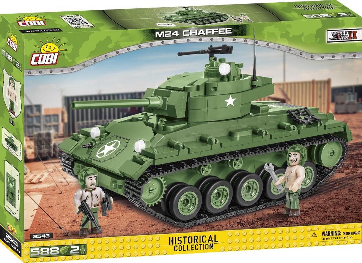 COBI M24 Chaffee 2543 - Constructiespeelgoed - Bouwpakket - Tank - Oorlog