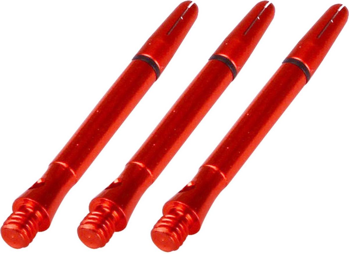 Abbey Darts Shafts Aluminium - Roterende Top - Rood