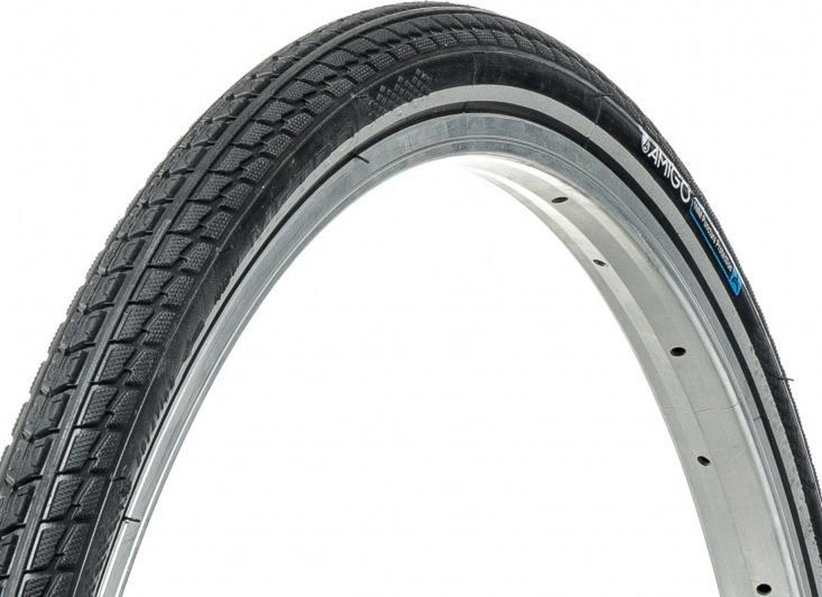 Amigo buitenband Ortem Toro 1mm 28 x 1.50 (40-622) reflectie antilek zwart