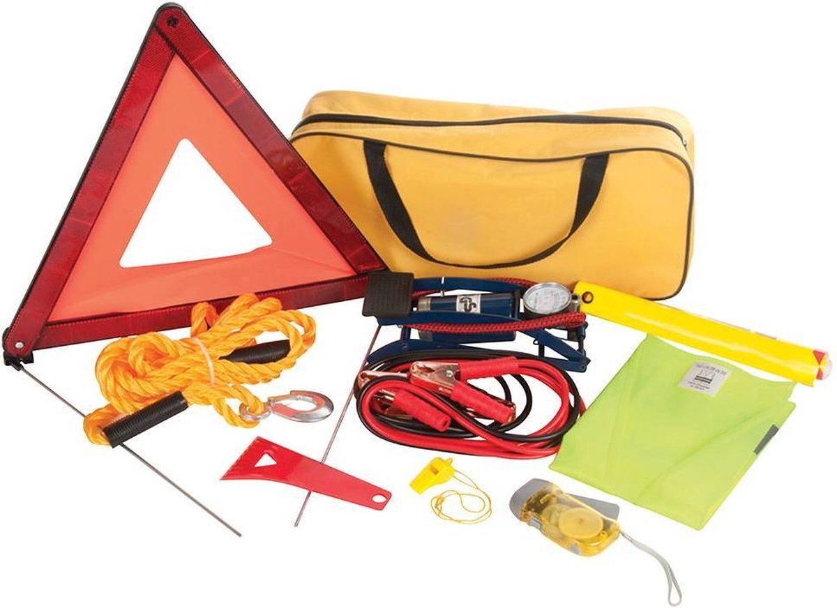 Silverline Voertuig Noodgevallen Set (10 Delig)