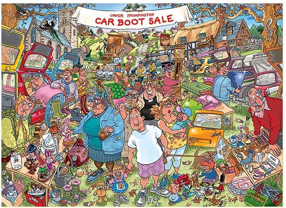 Wasgij Original 35 Vlooienmarkt Vondsten! puzzel - 1000 stukjes