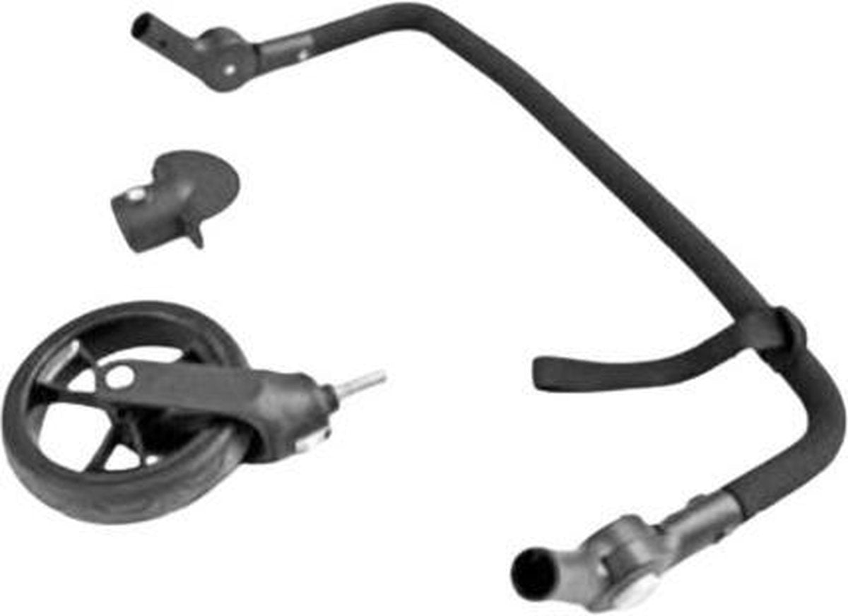 Polisport Wandelset Kidcar Aluminium Zwart 2-delig